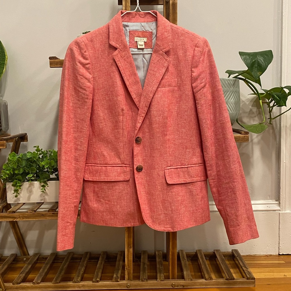 Small pink J. Crew Blazer